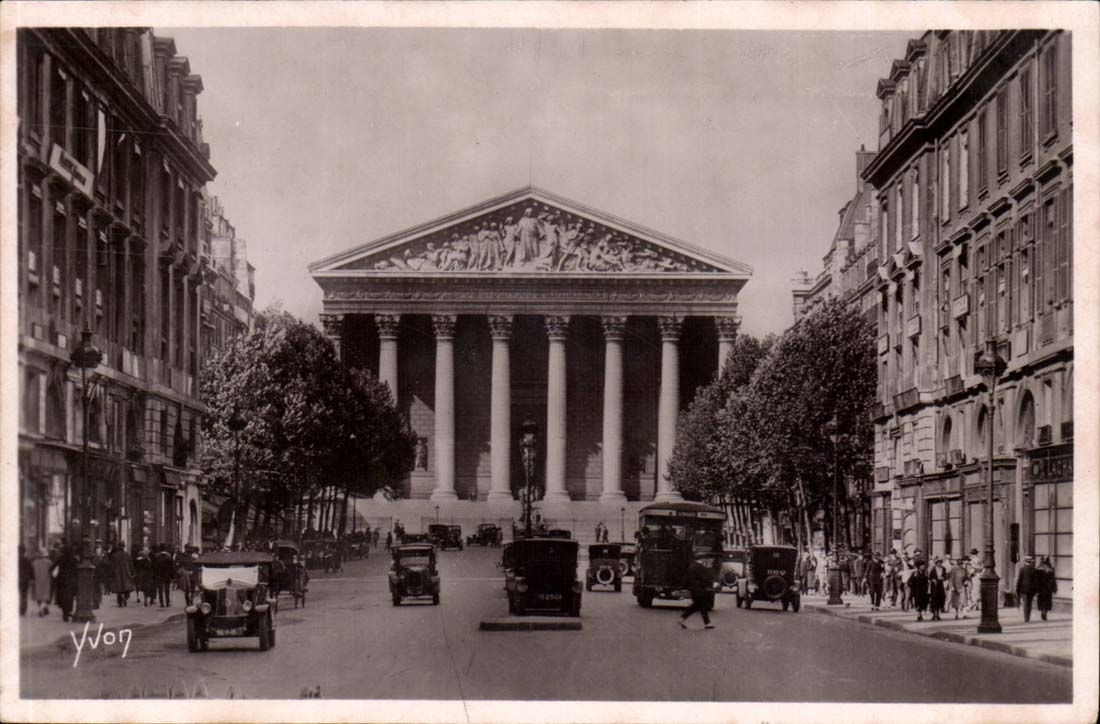 Paris - 8 - the Madeleine and the Street Royal - CPA