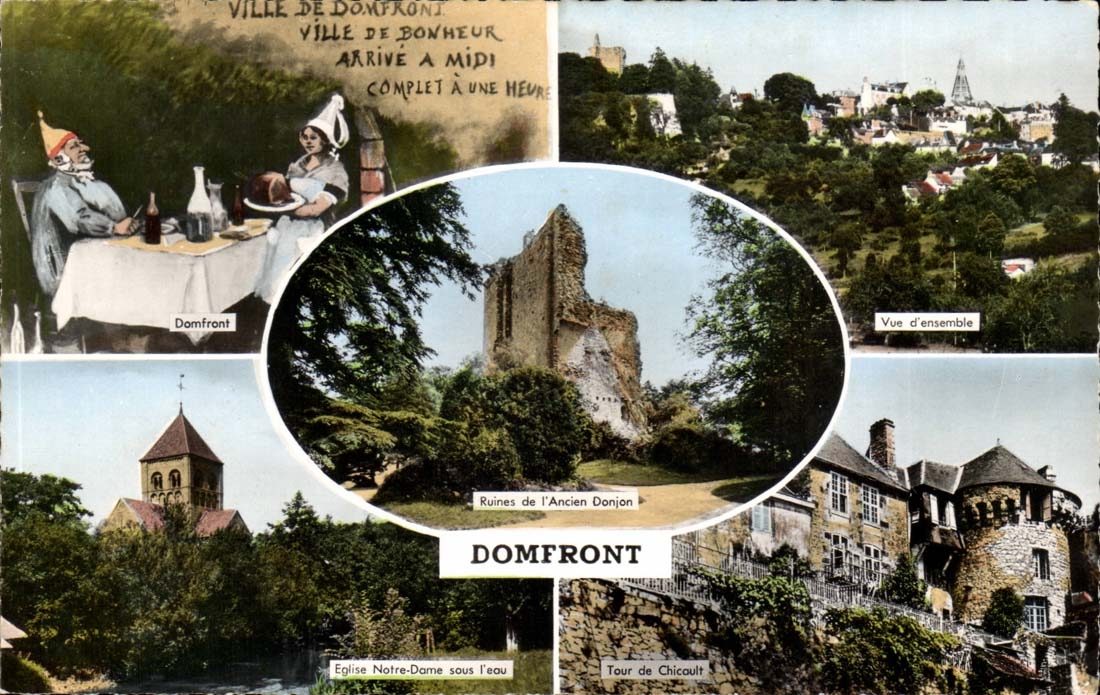 Domfront - Souvenir - CPA 