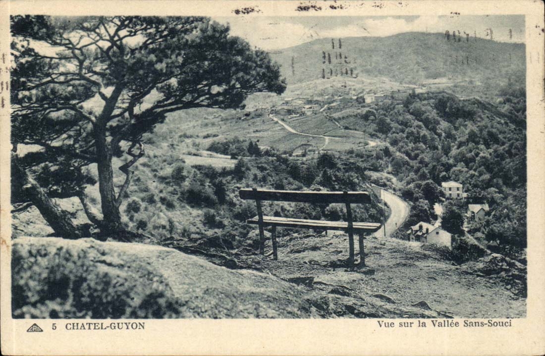 Chatelguyon - Chatel-guyon - Sight on the Valley Without - concern - CPA