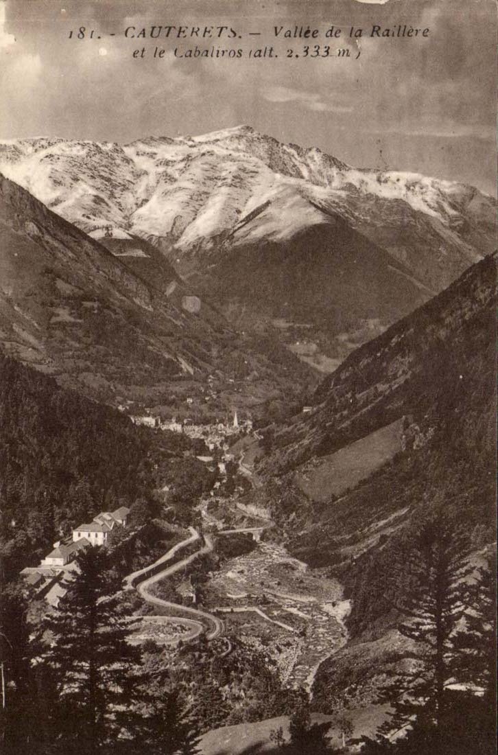 Cauterets - Tal von Raillere und von Cabalirons Alt 2333 m - CPA