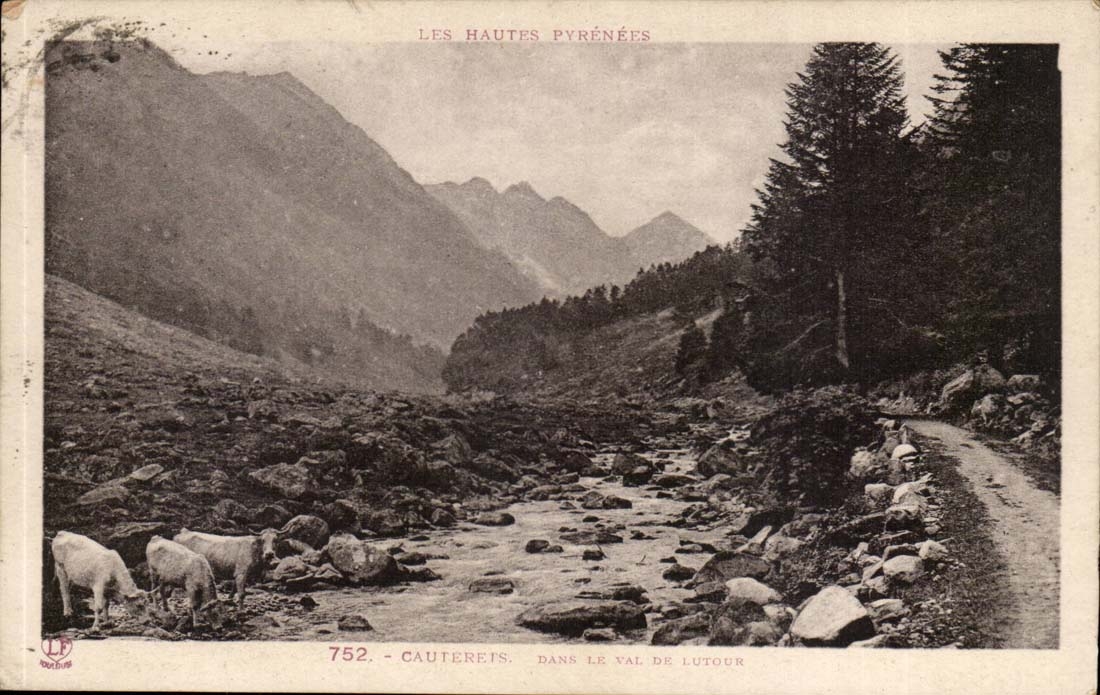 Cauterets - im Tal von Lotour - CPA