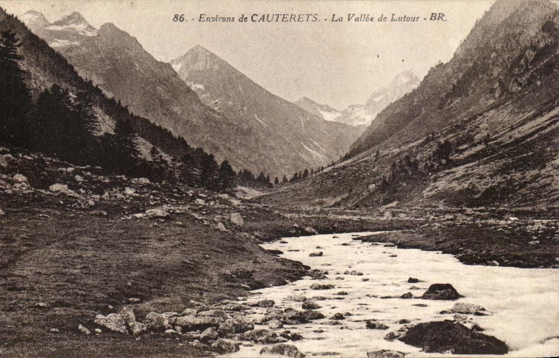 Cauterets - das Tal von Latour - CPA