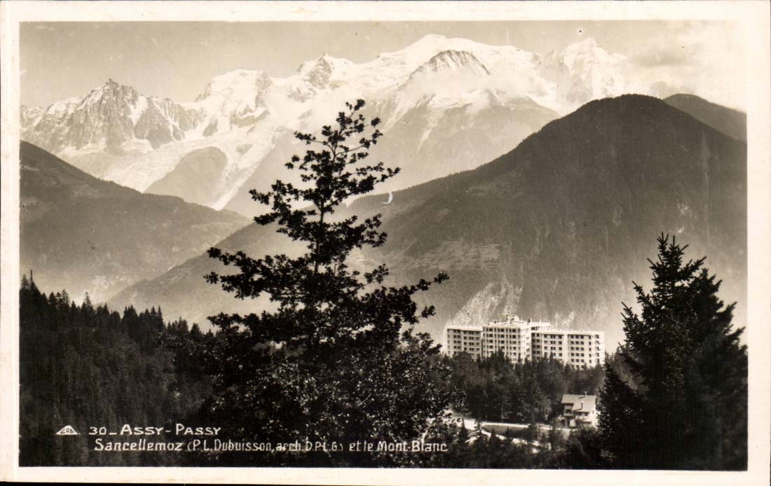 ESA-Passy - Sancellemuz Dubuisson and Mont Blanc - CPA