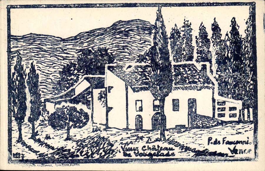 Altes Schloss von Vosagelaise - CPA