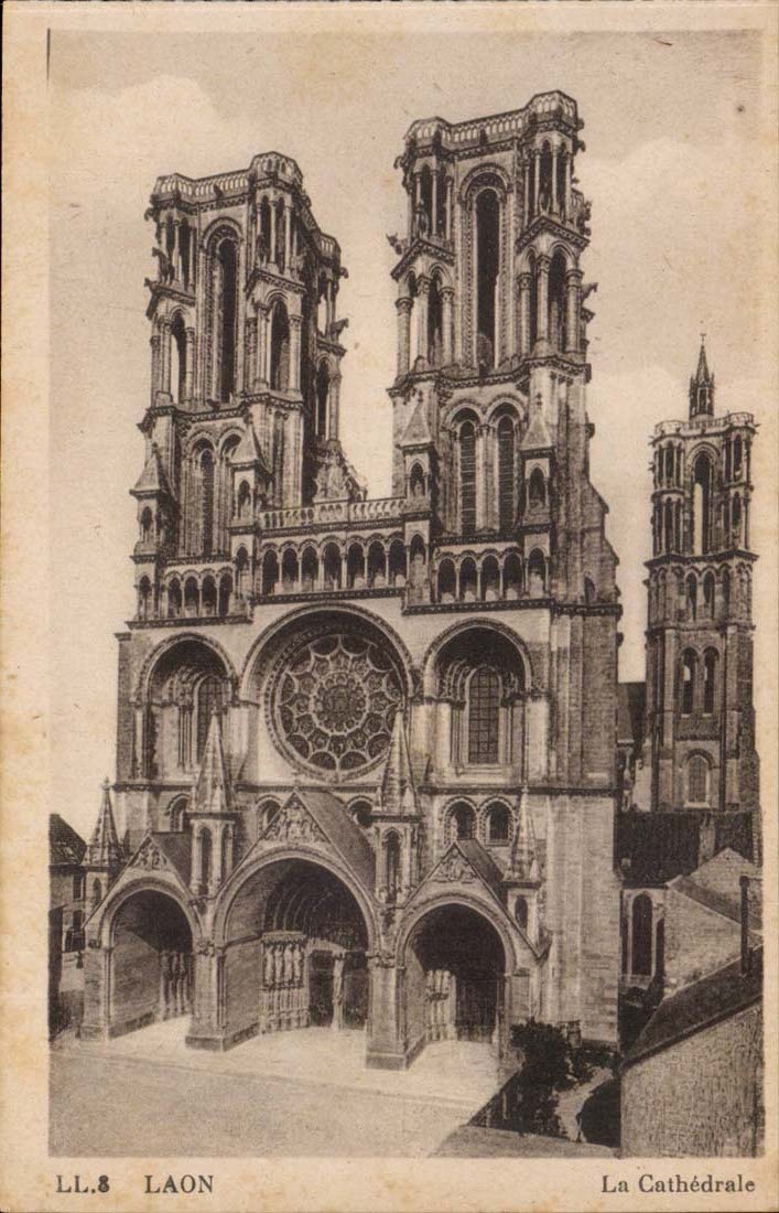 Laon - the Cathedral - CPA