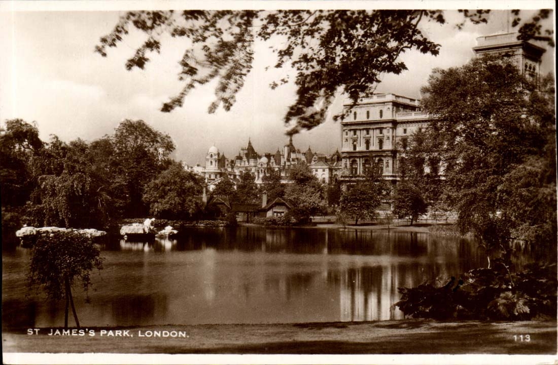 Great Britain London london CPA St James 'S park