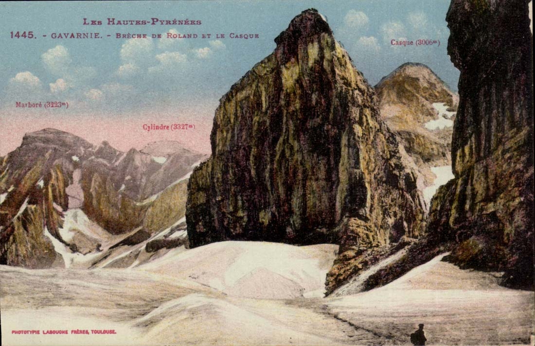 Gavarnie CPA Breach of Roland and the helmet