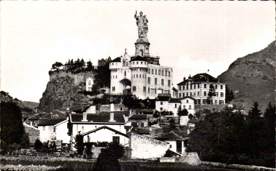 Le Puy CPA Espaly pres le Puy Pelerinage a Saint Joseph de Bon Espoir Vue panoramique