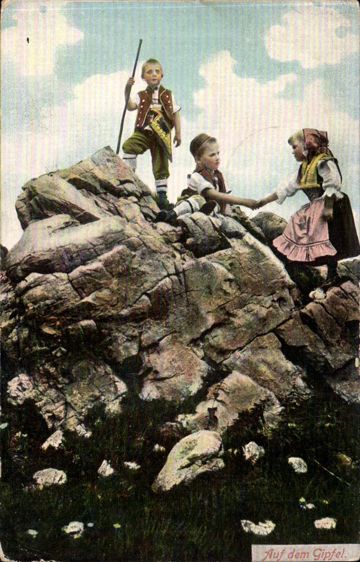 CPA Children Auf dem Gipfel
