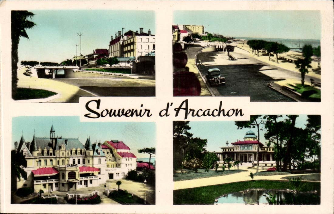 CPA Souvenir d'Arcachon