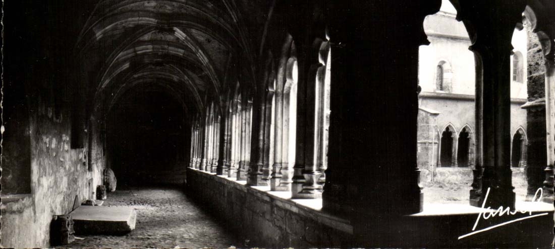 St Jean de Maurienne CPA the cloister