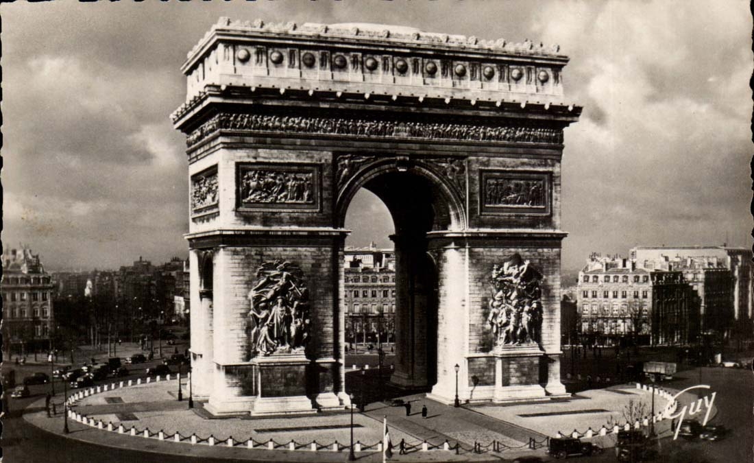 Paris CPA Arc de Triomphe of Etoile