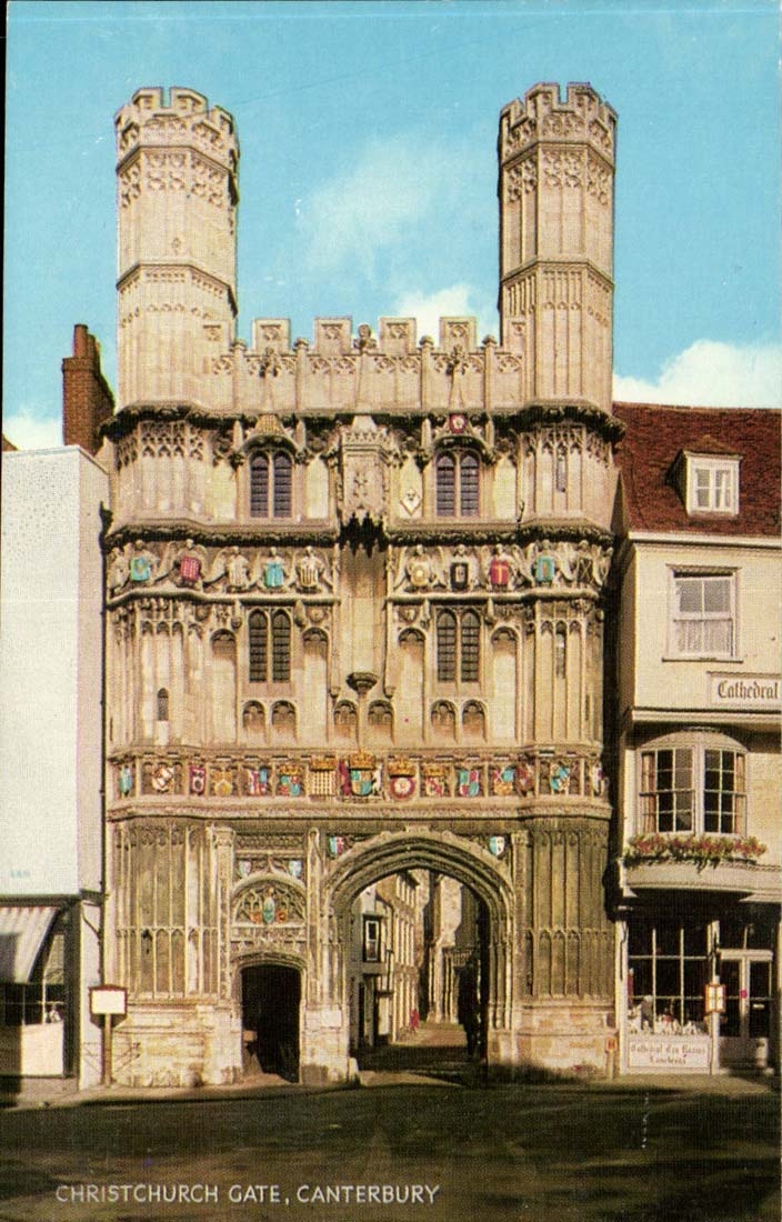 The United Kingdom MODERN CARD Christchurch Spoils Canterbury