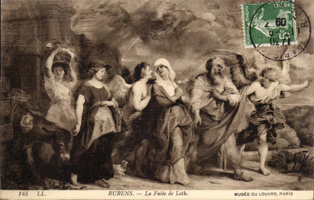 CPA Rubens das Entweichen des abgeneigten Museums des Louvre Paris