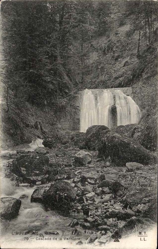 Auvergne CPA Cascades of Verniere