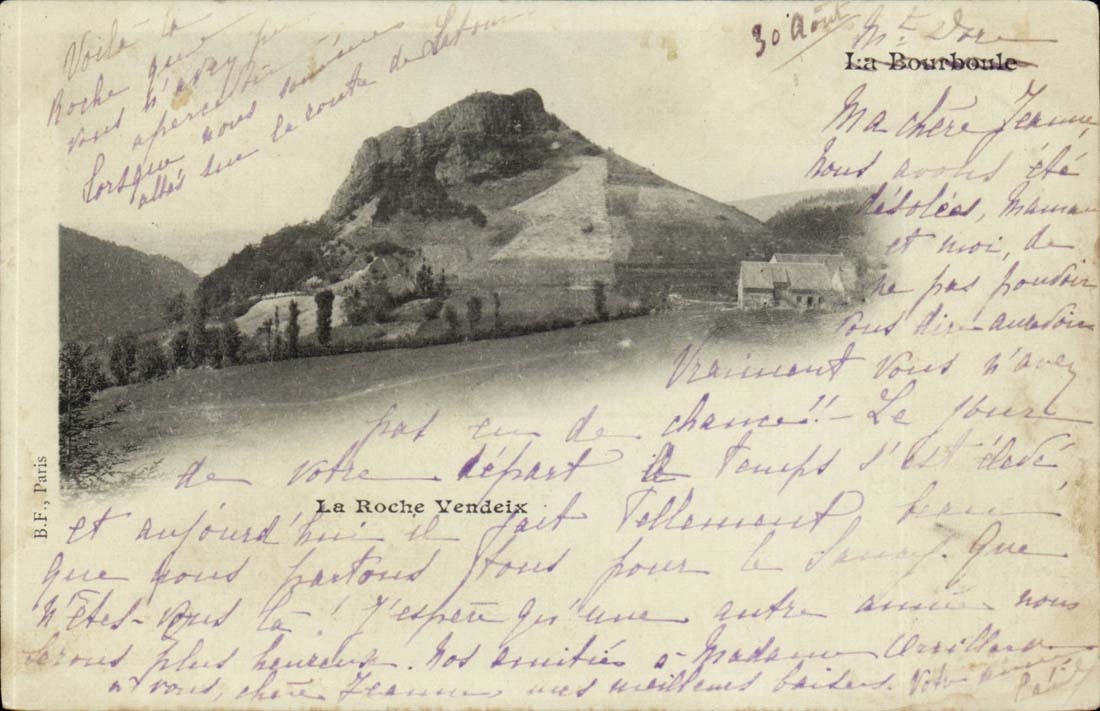 Bourboule CPA the Vendeix rock