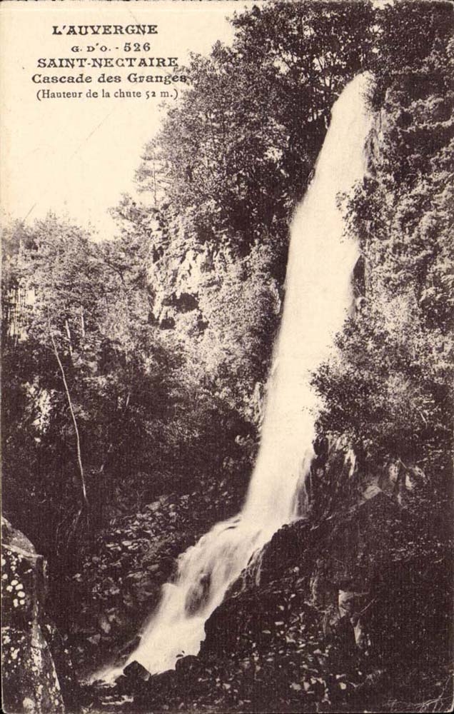 Auvergne CPA Saint Nectary Cascades of the Barns