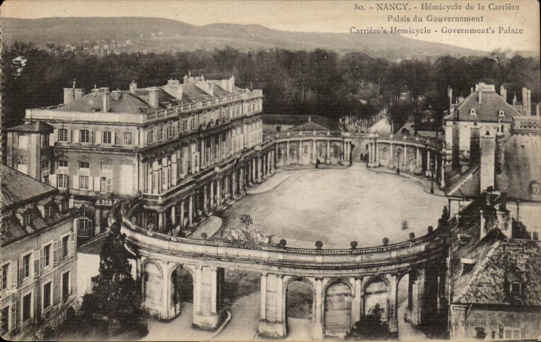 Nancy CPA Hemicycle de la carriere palais du gouvernement