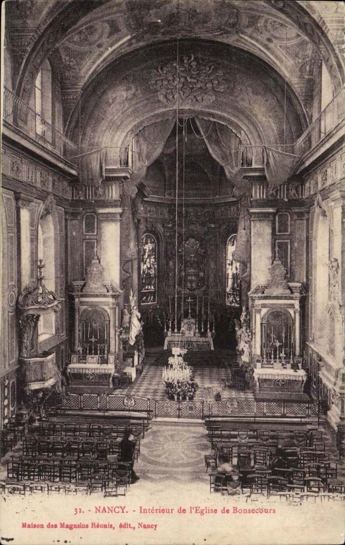 Nancy CPA Interieur de l'eglise de Bonsecours