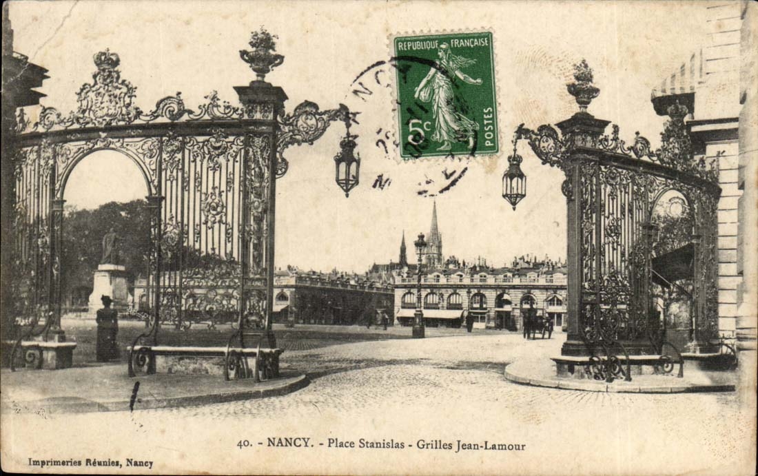 Nancy CPA Place Stanislas Grilles Jean Lamour