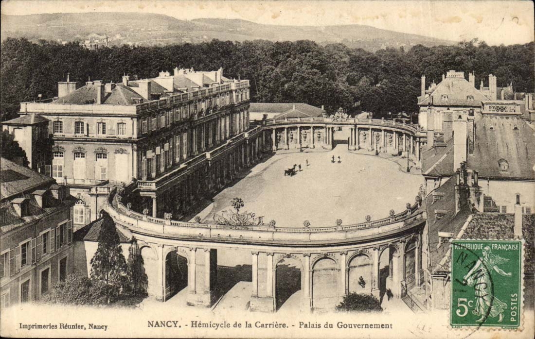 Nancy CPA Hemicycle de la Carriere Palais du gouvernement