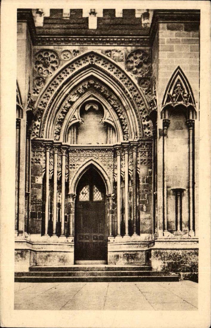 Lisieux CPA eins der Gatter der Kathedrale Str Pierre