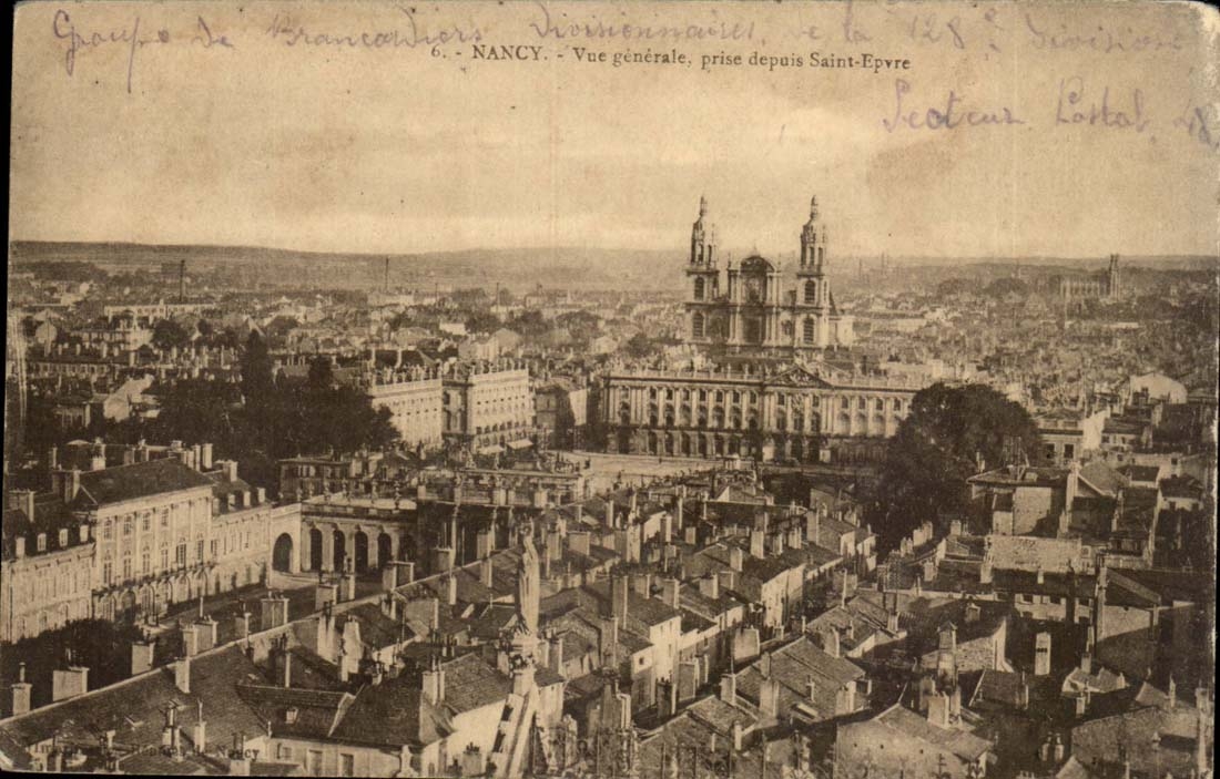 Nancy CPA Vue generale prise depuis Saint Epvre