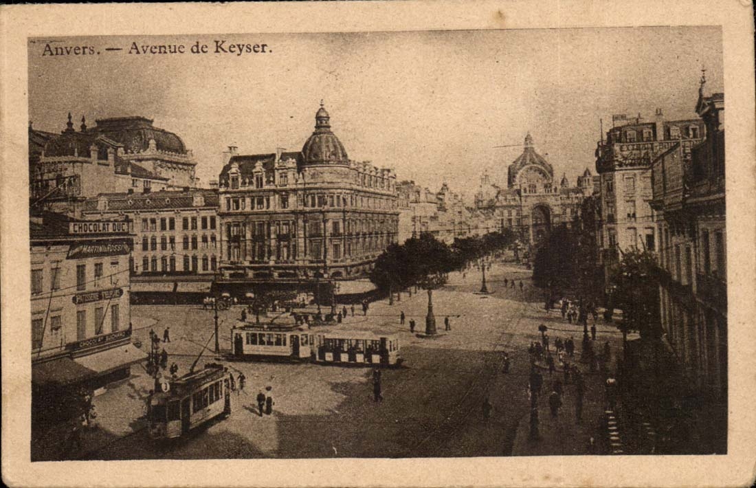 Belgie Belgien Antwerpen CPA das von Keyser auftrat