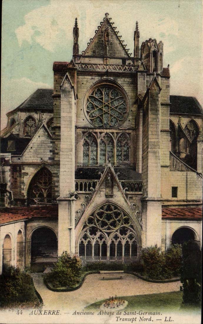 Auxerre CPA Old abbey of Saint Germain northern Transept