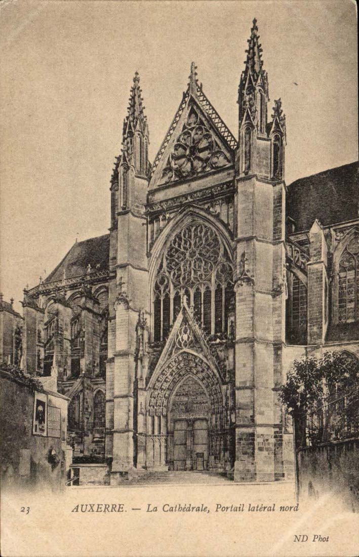 Auxerre CPA northern Cathedral side Gate
