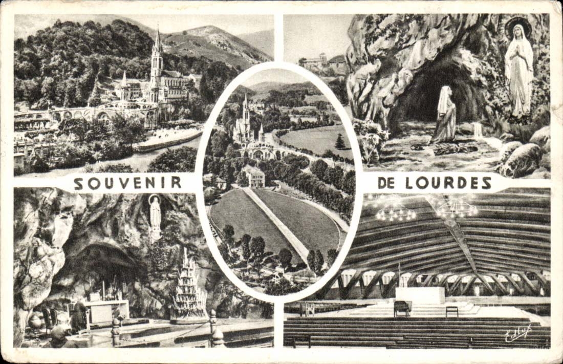 CPA Souvenir of Lourdes
