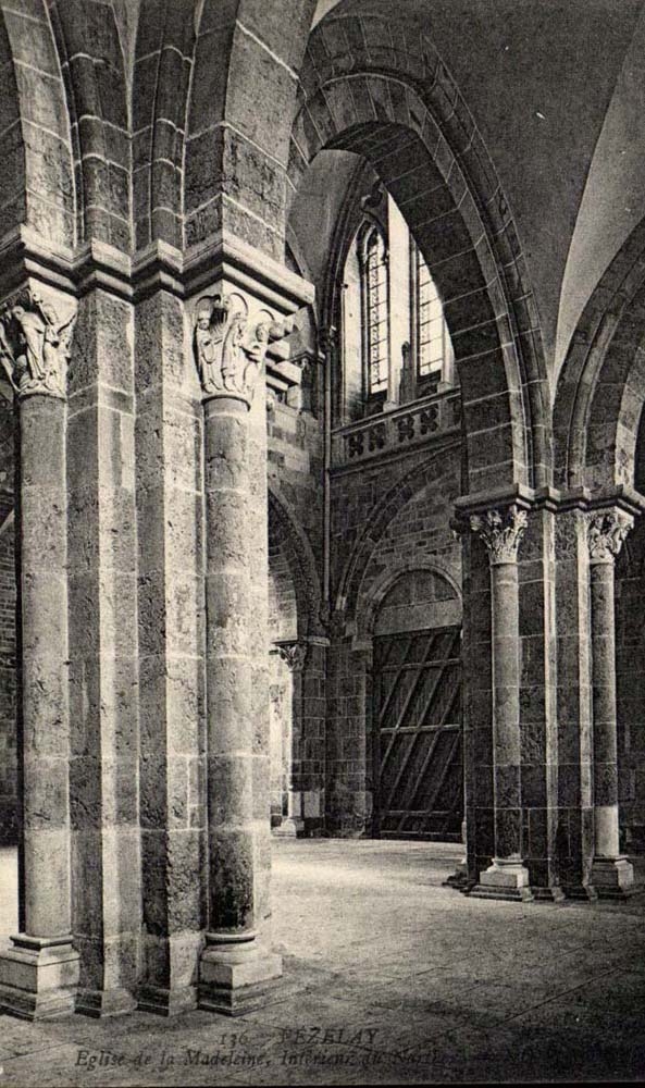 Vezelay CPA Church of the Madeleine Interior of Narthex