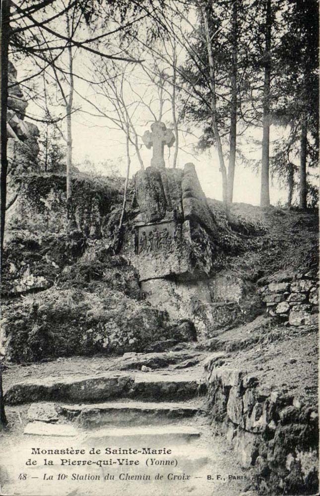 Monastery of Sainte Marie of Pierre who Transfers CPA the 10th station of the way of Cross