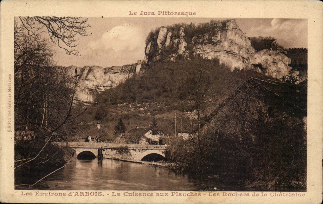 Surroundings of Alpine laburnum CPA Cuisance with the Boards Rocks of the Lady of the manor