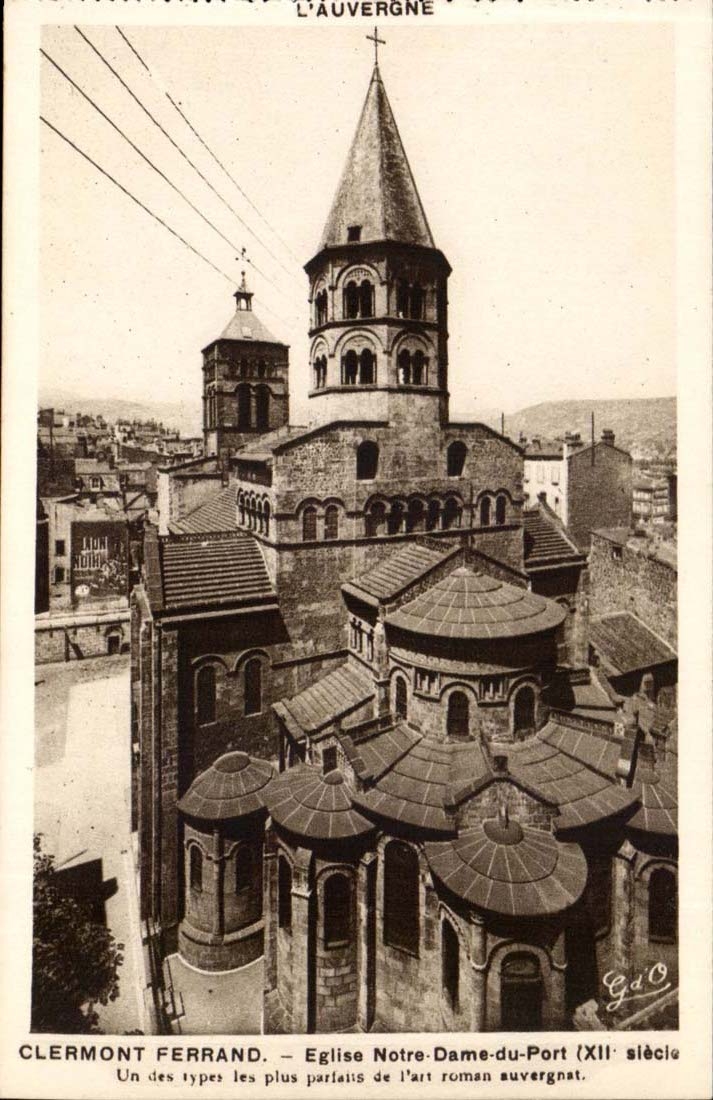Clermont Ferrand CPA Notre Dame Church of the Port One of the most perfect types of the Romanesque art auvergnat