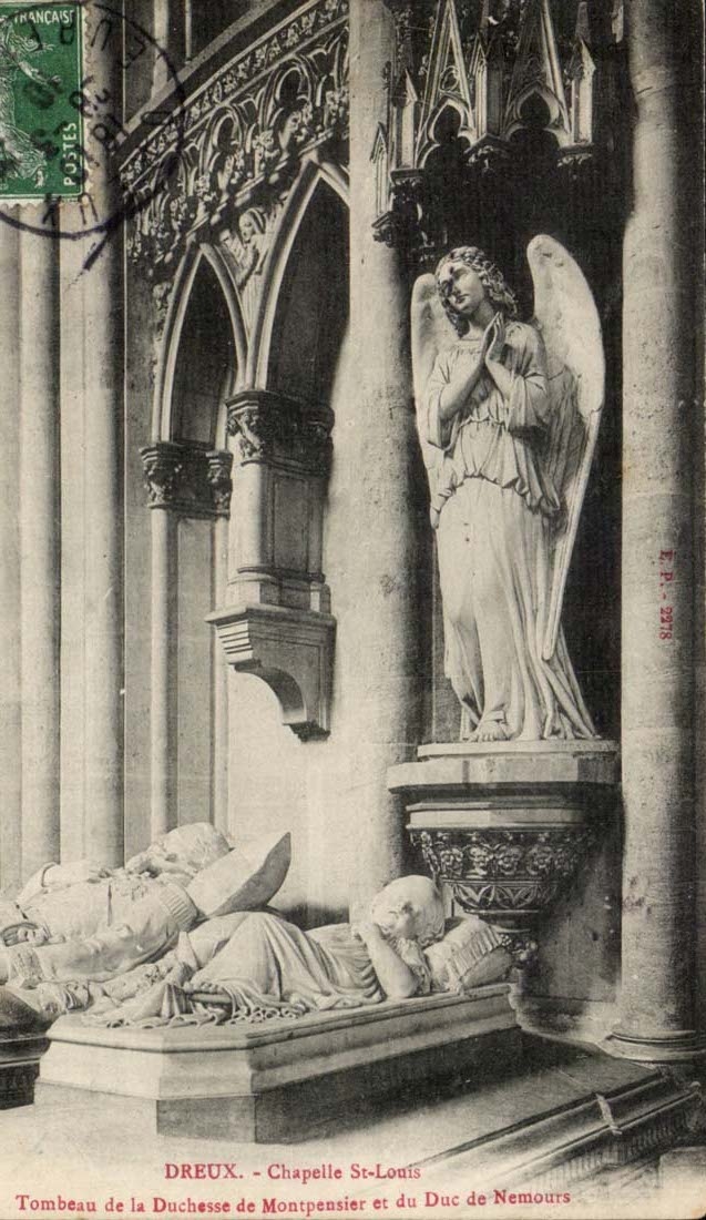 Dreux CPA Vault Saint Louis Tomb of the duchess of Montpensier and the duke of Nemours