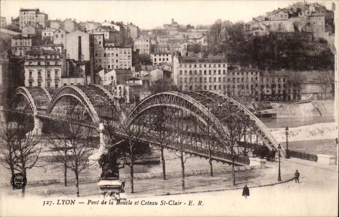 Brucke Lyon-CPA der Schleife und Steigung freien Str