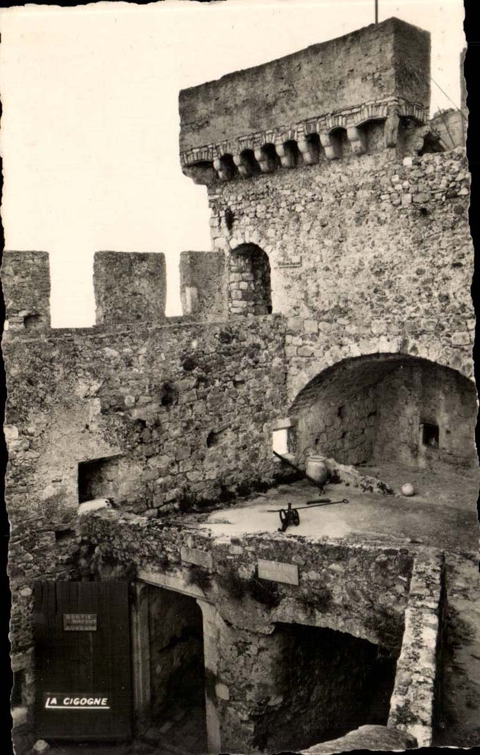 Roquebrune Village MODERN CARD the castle