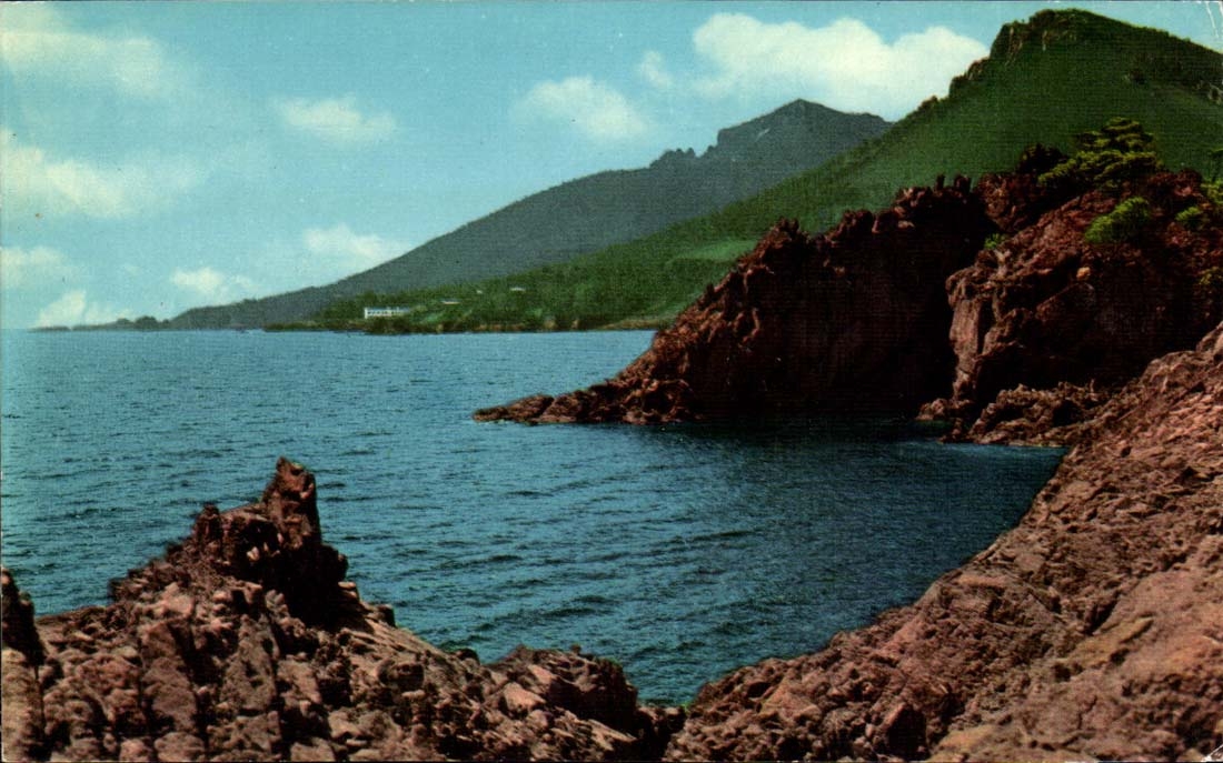 Mass azurblaue MODERNE KARTE das esterel