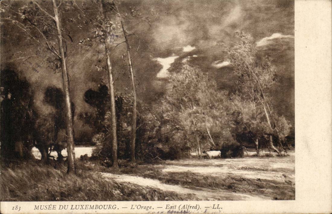 CPA Museum von Luxemburg der Sturm Ost (Alfred)