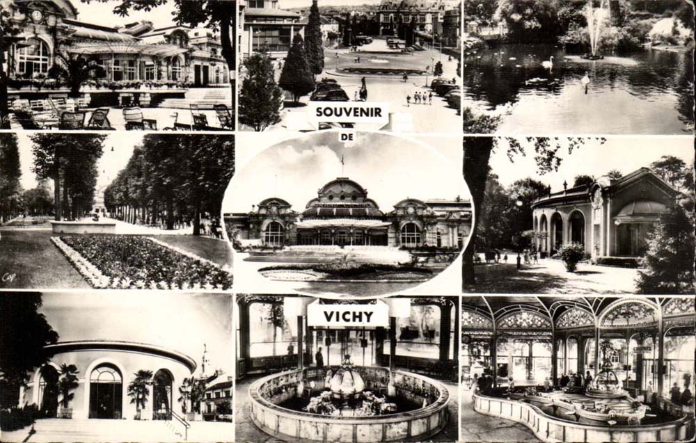 Vichy CPA Souvenir of Vichy