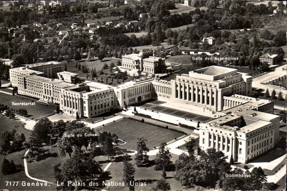 Switzerland CPA Geneva the palate of the United Nations