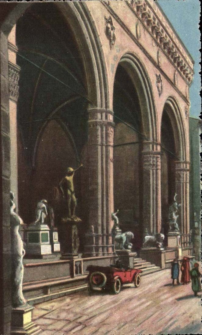 Italy Firenze CPA Logge dei lanzi