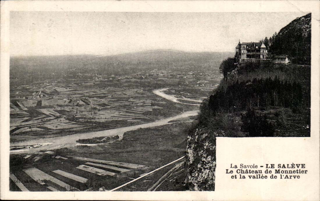 Savoy CPA SAleve the castle of Monnetier and the valley of Arve