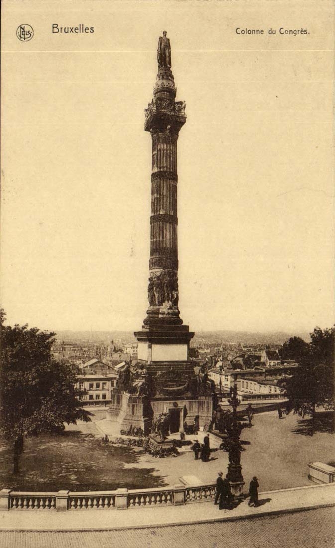 Belgie Belgium Brussels CPA Column of Congers