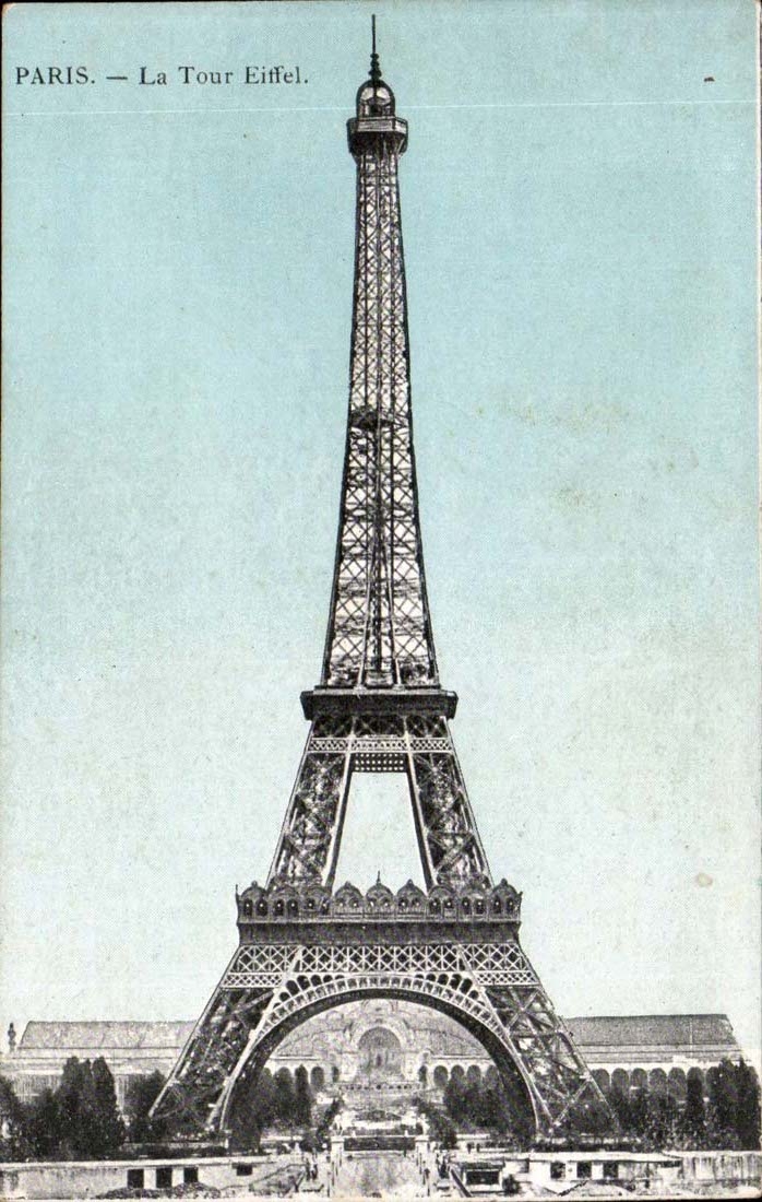 Paris CPA La Tour Eiffel