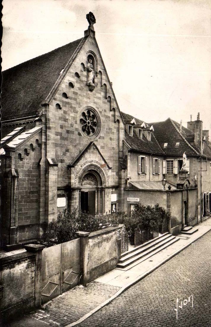 Paray Monial - Wolbung und Aussenfassade vom Kloster des Visitation von Paray - CPA