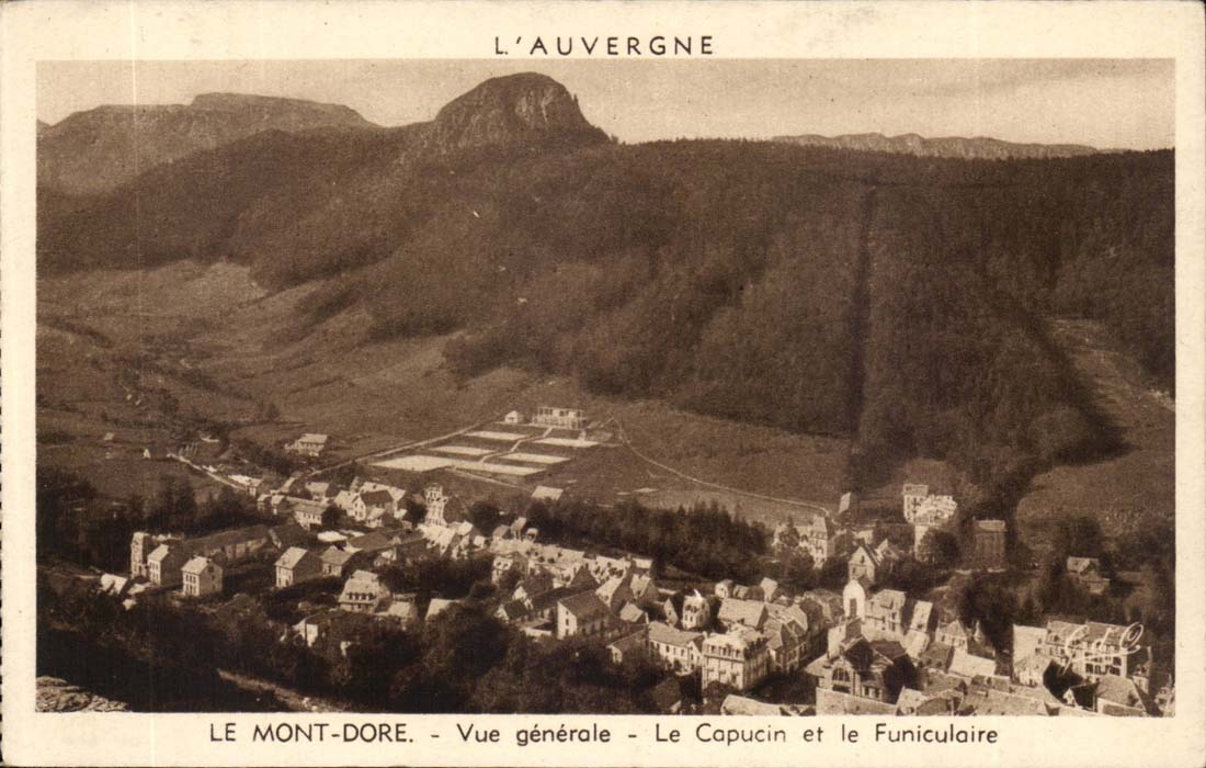 The Mount Gilds - View - the Capuchin and Funicular CPA