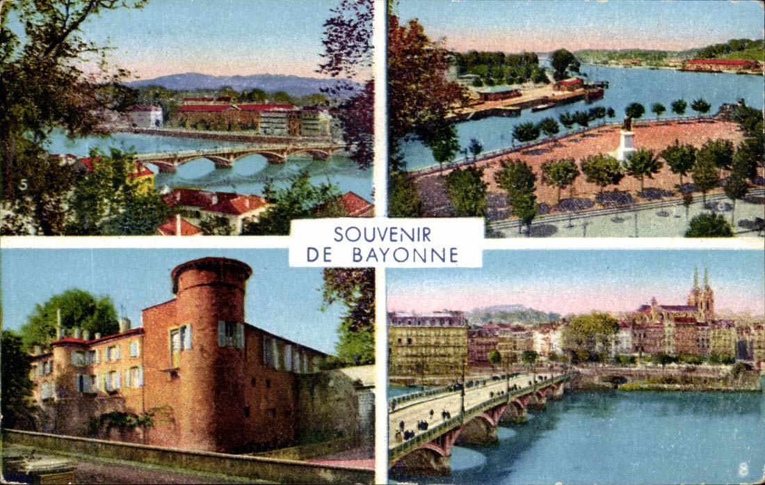 Bayonne - Gascon - Baiona - Souvenir of Bayonne - CPA