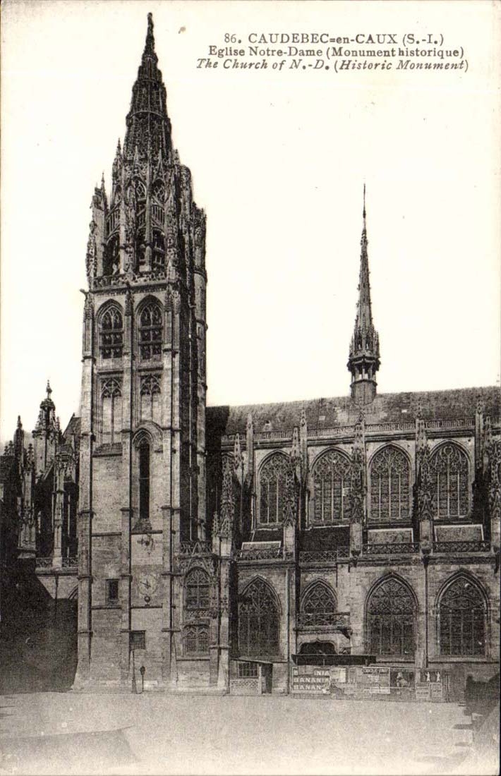 Caudebec in Caux - the Notre Dame Church - CPA